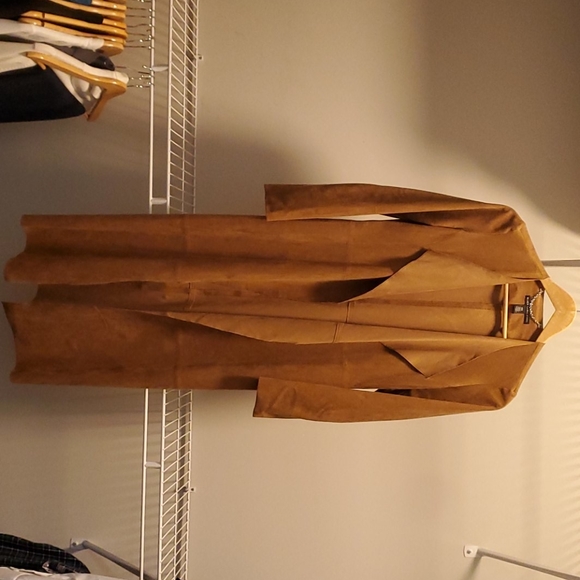 Suede Tan Jacket - Picture 3 of 4